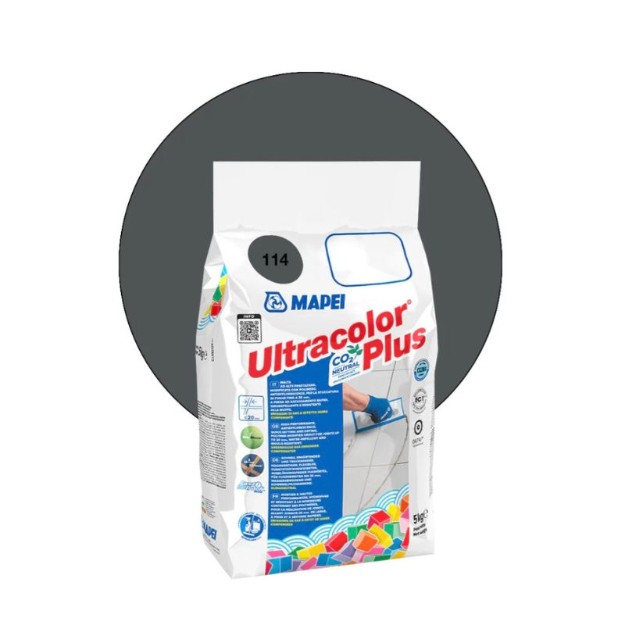 Afbeeldingen van Voeg Ultra color plus Antraciet no 114  5 kg