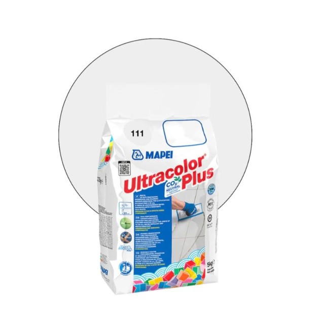 Afbeeldingen van Voeg Ultra color plus Zilvergrijs no 111  5 kg